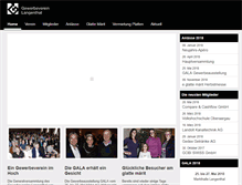Tablet Screenshot of gewerbeverein-langenthal.ch